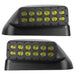 Front view of 2017-2022 Ford Super Duty LED Off-Road Side Mirror Ditch Lights