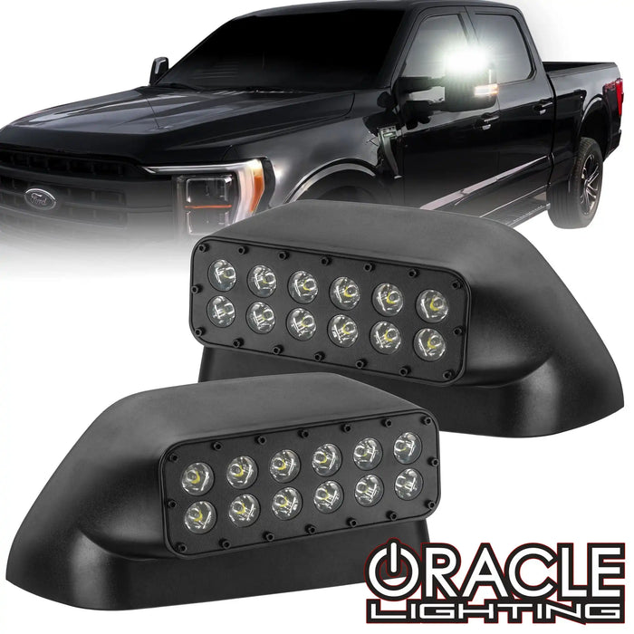 ORACLE Lighting 2020+ Ford F-150 LED Off-Road Side Mirror Ditch Lights for TOW Mirrors