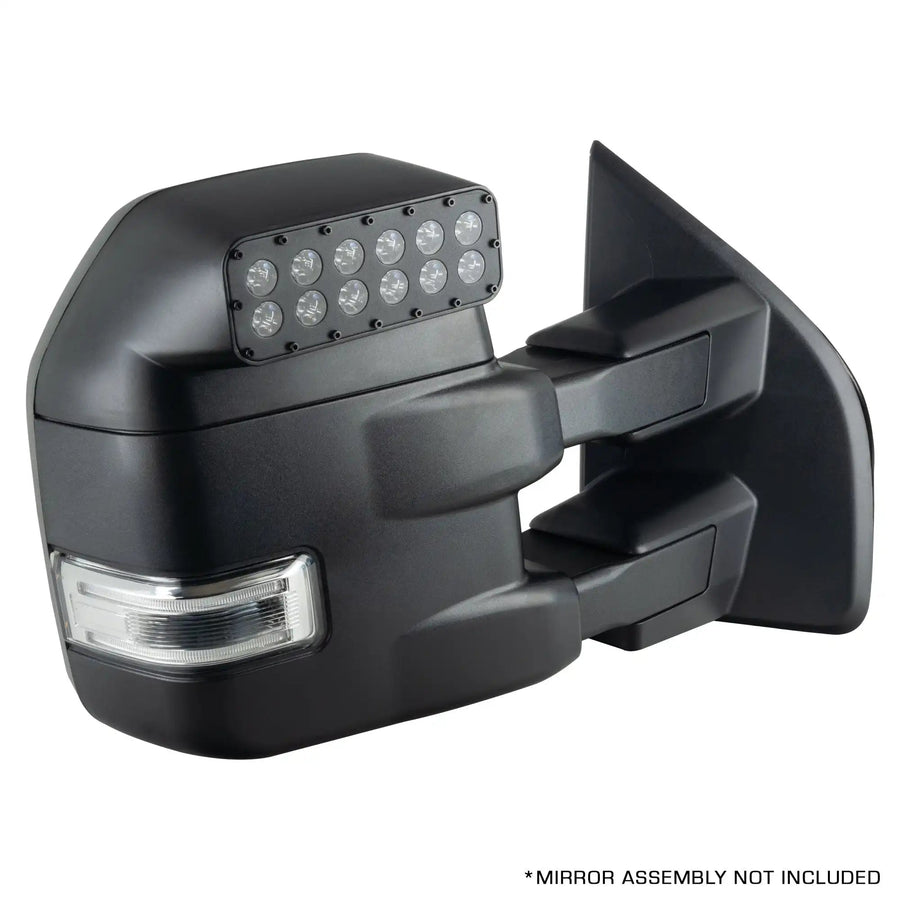 2020+ Ford F-150 LED Off-Road Side Mirror Ditch Lights for TOW Mirrors