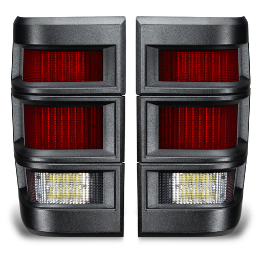 Front view of Jeep Comanche MJ LED Tail Lights