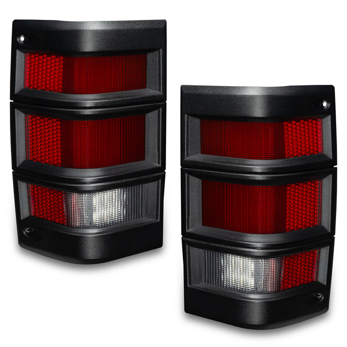 Angled view of Jeep Comanche MJ LED Tail Lights
