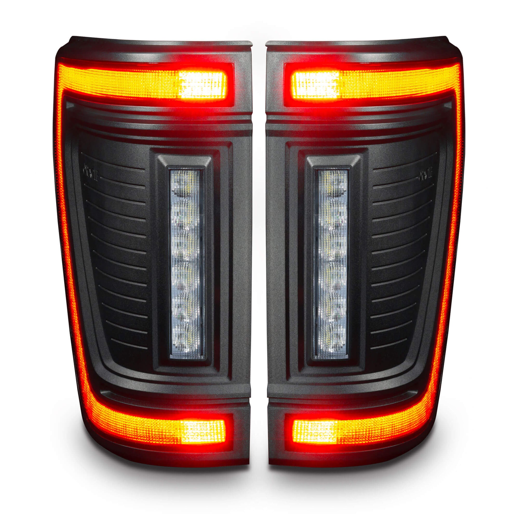 LED Tail Lights For 2024-2025 Ford F150 – Dynamic Sequential, Smoke Lens, Blind Spot – TT-ABC