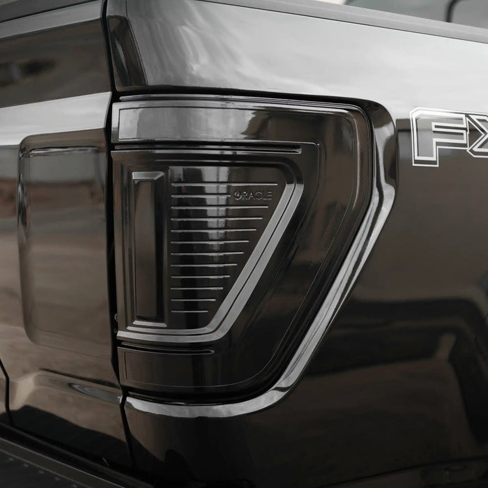 LED Tail Lights For 2024-2025 Ford F150 – Dynamic Sequential, Smoke Lens, Blind Spot – TT-ABC