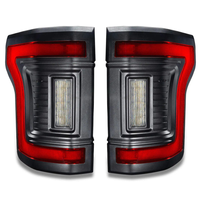 Front view of Flush Style LED Tail Lights for 2015-2020 Ford F-150
