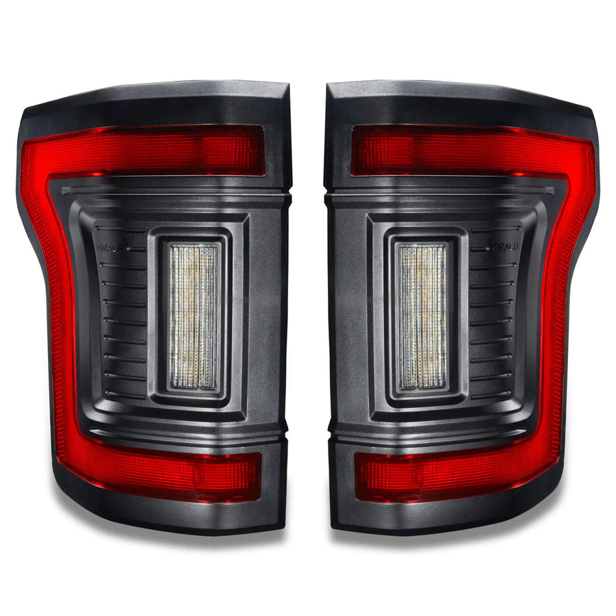 Front view of Flush Style LED Tail Lights for 2015-2020 Ford F-150