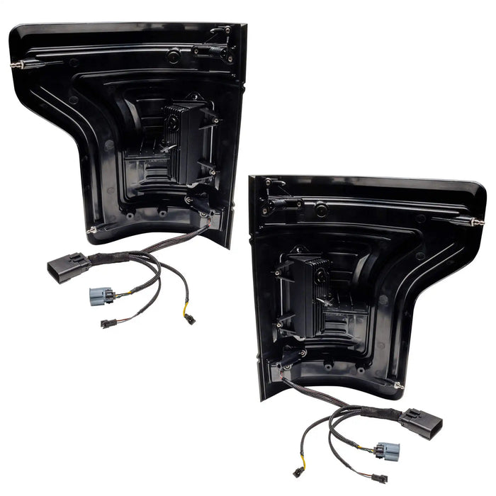 Rear view of Flush Style LED Tail Lights for 2015-2020 Ford F-150