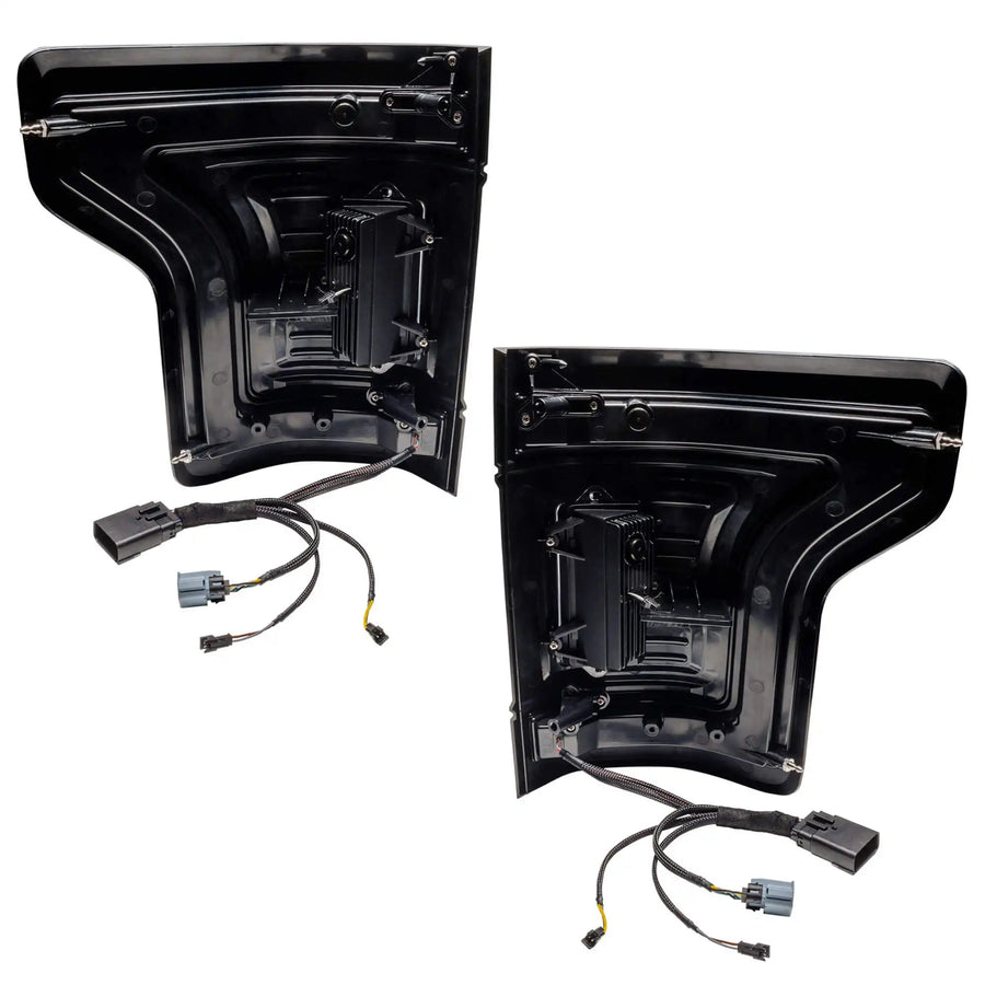 Rear view of Flush Style LED Tail Lights for 2015-2020 Ford F-150