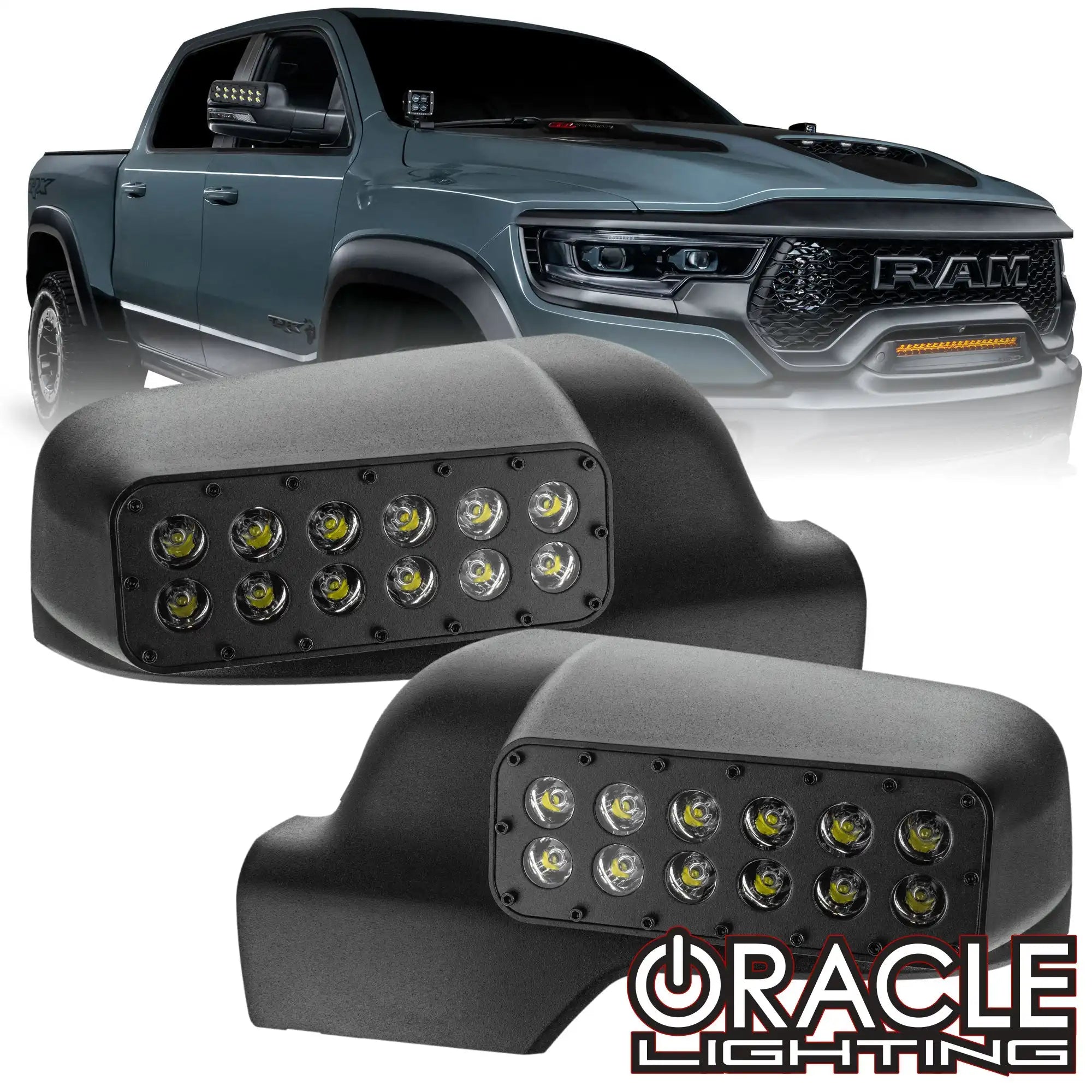 ORACLE Lighting 2019-2023 RAM 1500 DT LED Off-Road Side Mirror