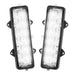 Dual Function Amber/White Reverse LED Modules for Ford Bronco Flush Tail Lights with white LEDs.