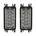 Front product view of Dual Function Amber/White Reverse LED Module for Jeep Wrangler JL Flush Tail Lights