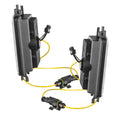 Side product view of Dual Function Amber/White Reverse LED Module for Jeep Wrangler JL Flush Tail Lights