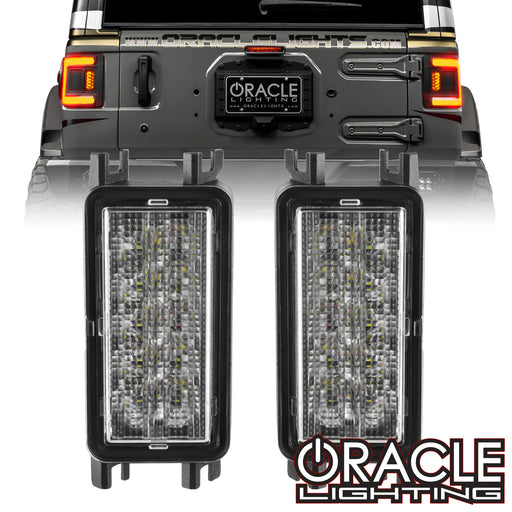 Dual Function Amber/White Reverse LED Module for Jeep Wrangler JL Flush Tail Lights