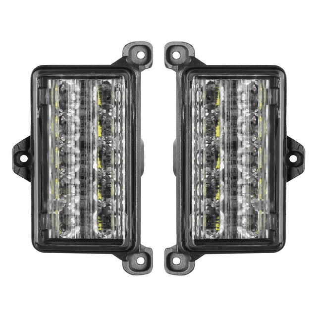 Front product view of Dual Function Amber/White Reverse LED Module for Jeep Gladiator JT Flush Tail Lights