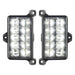 Front product view of Dual Function Amber/White Reverse LED Module for Jeep Gladiator JT Flush Tail Lights with white LEDs