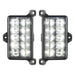 Front product view of Dual Function Amber/White Reverse LED Module for Jeep Gladiator JT Flush Tail Lights with white LEDs