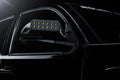 Close up of LED Off-Road Side Mirror Ditch Lights installed on Toyota Tacoma