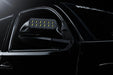Close up of LED Off-Road Side Mirror Ditch Lights installed on Toyota Tacoma
