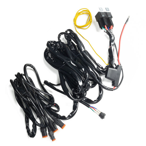 ORACLE Lighting VEGA Series 7 Quad Wiring Harness with Dual 80A Relays and Switch