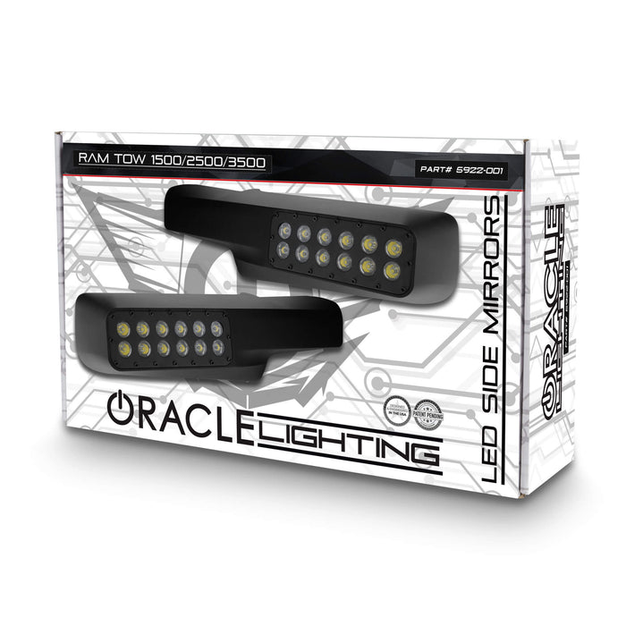 Oracle Lighting RAM Tow mirror Ditch light box view