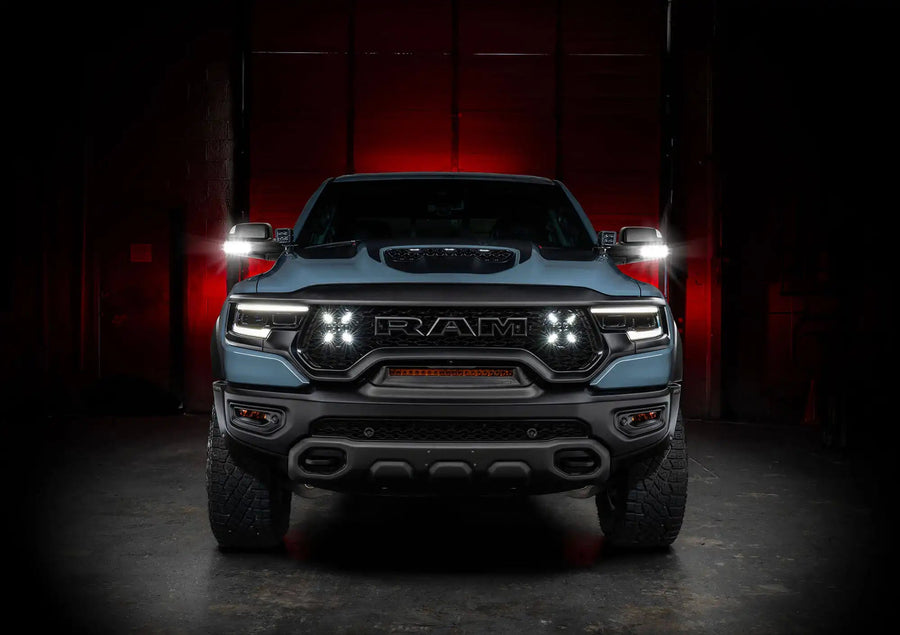 Oracle Lighting RAM Tow mirror Ditch light lifestyle photo lights on