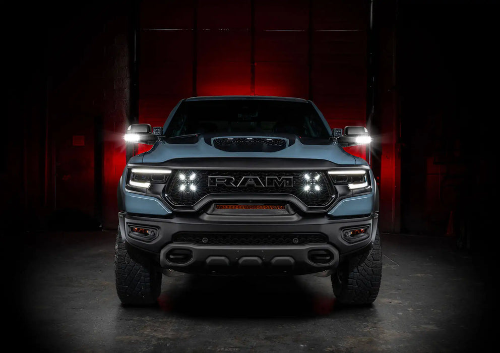 Oracle Lighting RAM Tow mirror Ditch light lifestyle photo lights on