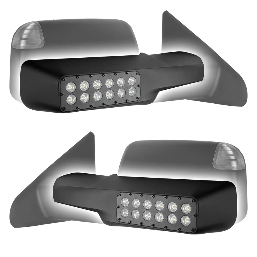 Oracle Lighting RAM Tow mirror Ditch light diagram 