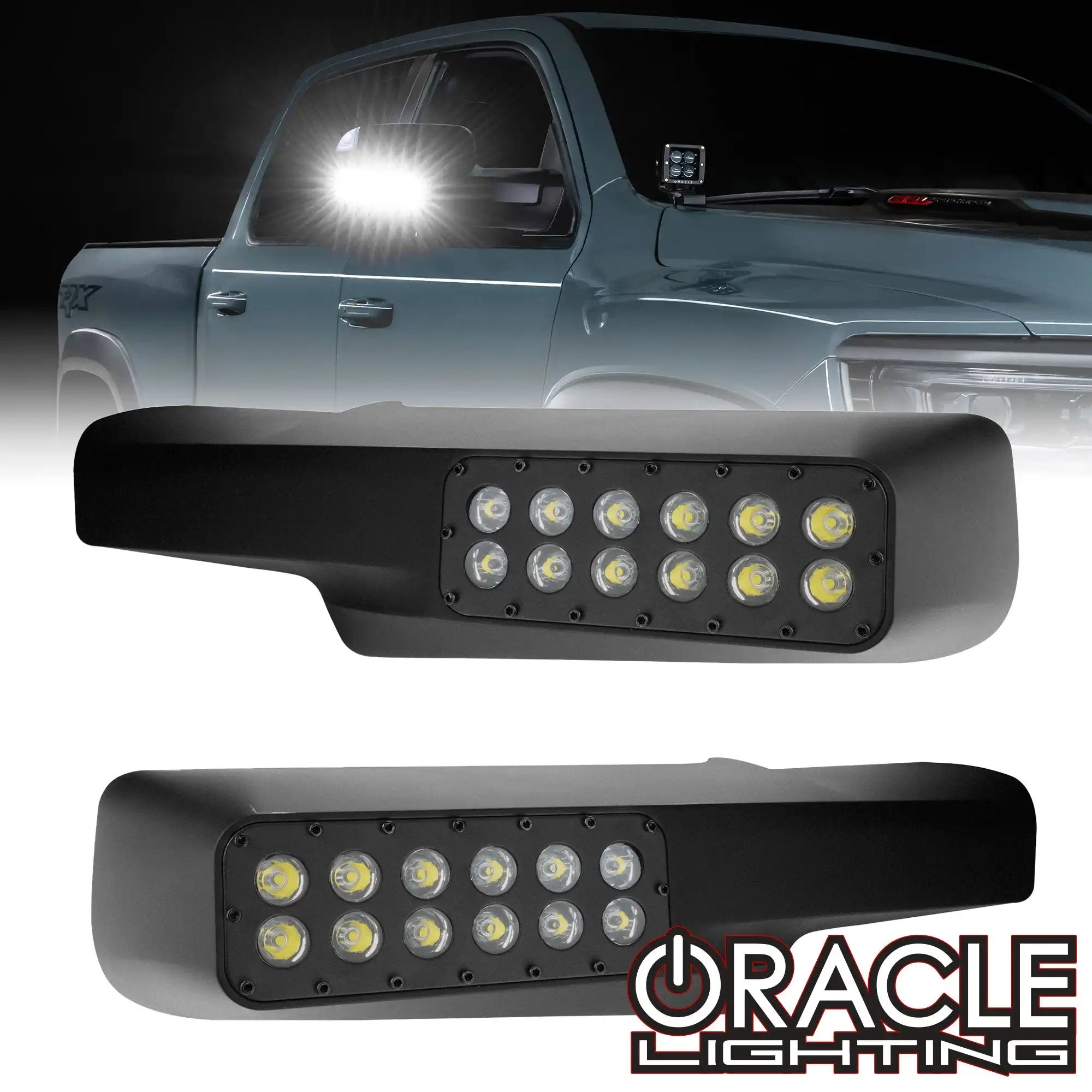 2010-2022 RAM TOW 1500/2500/3500 LED Off-Road Side Mirrors Ditch