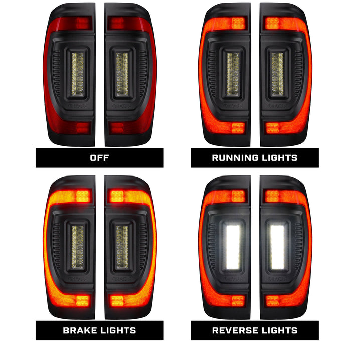 ORACLE Lighting Flush Style LED Tail Lights for 2019-2024 GMC Sierra