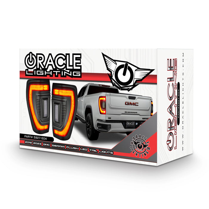 ORACLE Lighting Flush Style LED Tail Lights for 2019-2024 GMC Sierra