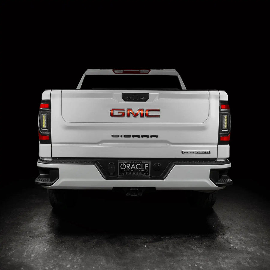 Flush Mount LED Tail Lights 2019-2026 GMC Sierra Sequential Turn Signals Halogen