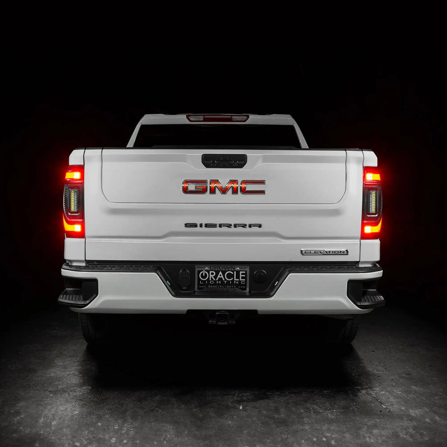 Flush Mount LED Tail Lights 2019-2026 GMC Sierra Sequential Turn Signals Halogen