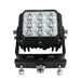 Square LED work light with multiple bulbs on a white background