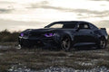 Camaro lurking with purple projector halos with DRL
