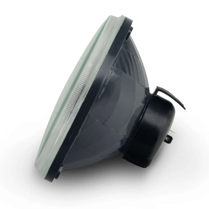 ORACLE Lighting 7" Sealed Beam Glass Lens Headlight – Non-Halo (Compatible with H4 LED Bulbs)