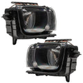 Angled view of 2010-2013 Chevrolet Camaro Non RS Pre-Assembled Headlights - Dynamic ColorSHIFT