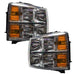 2007-2013 Chevy Silverado Pre-Assembled Halo Headlights - Chrome Housing