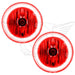 2005-2010 Chrysler 300 Base Pre-Assembled Fog Lights with red LED halo rings.