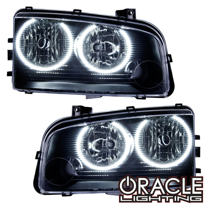 ORACLE Lighting 2005-2010 Dodge Charger Pre-Assembled Halo Headlights - Non HID