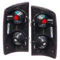 Rear view of 2007-2008 Dodge Ram 1500/2500/3500 Pre-Assembled Tail Lights