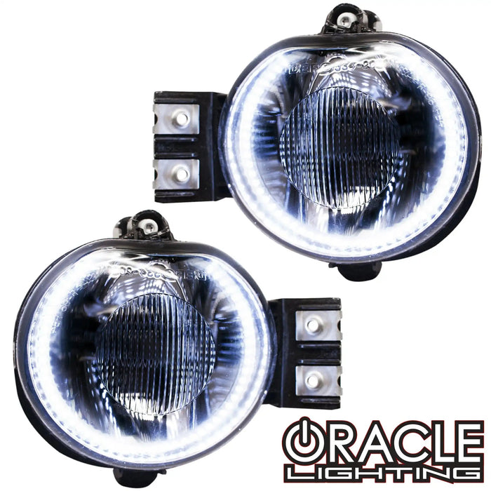 Front LED Fog Lights & Covers W/Bracket Kit For 2019-2023 Dodge
