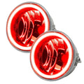 2006-2010 Ford F-150 Pre-Assembled Halo Fog Lights with red LED halo rings.