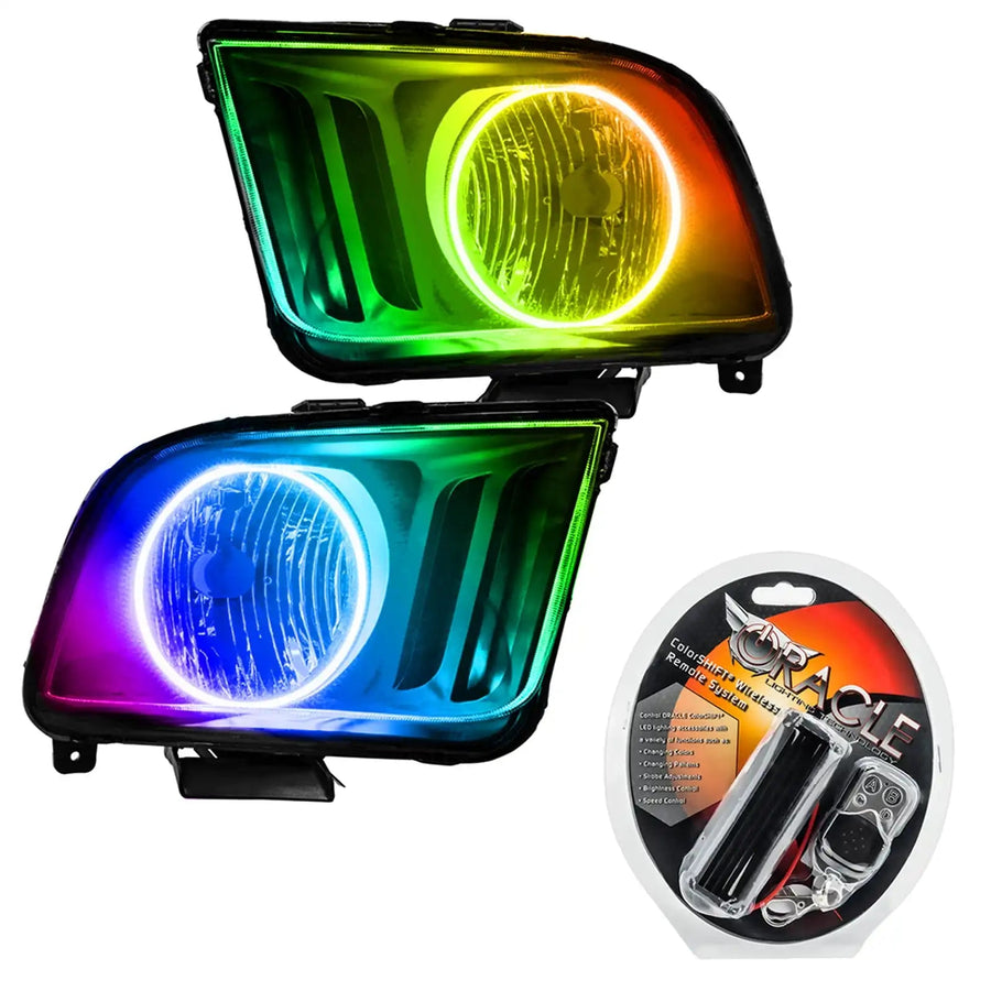 2010-2014 Ford Mustang Pre-Assembled Headlights (Non-HID) with RF Controller.