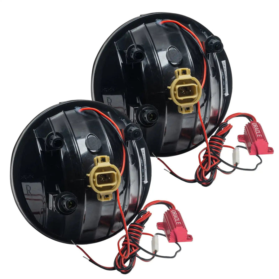 Rear view of 2007-2013 GMC Sierra Pre-Assembled Fog Lights
