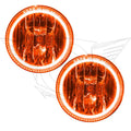2007-2013 GMC Yukon Pre-Assembled Fog Lights with amber LED halo rings.