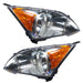 Side view of 2007-2011 Honda CRV Pre-Assembled Halo Headlights