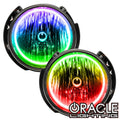 2007-2016 Jeep Wrangler Pre-Assembled Headlights - Dynamic ColorSHIFT