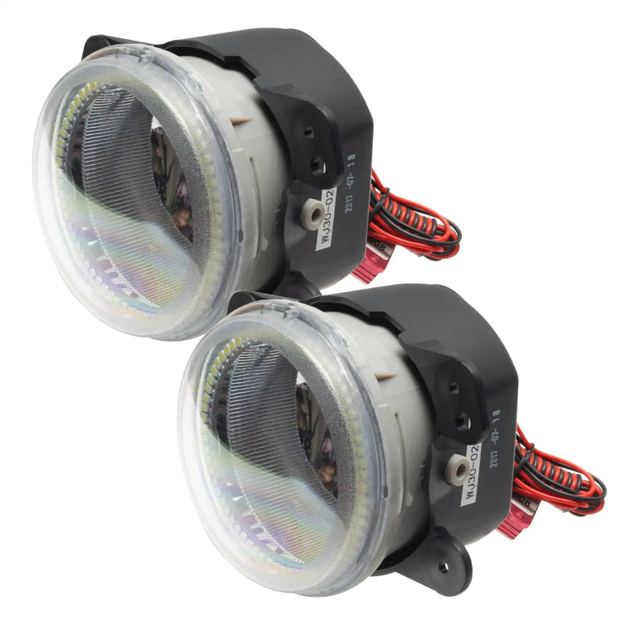 2007-2009 Jeep Wrangler JK Pre-Assembled Halo Fog Lights