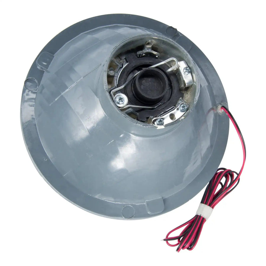 Rear view of 1997-2006 Jeep Wrangler TJ Pre-Assembled Halo Headlights