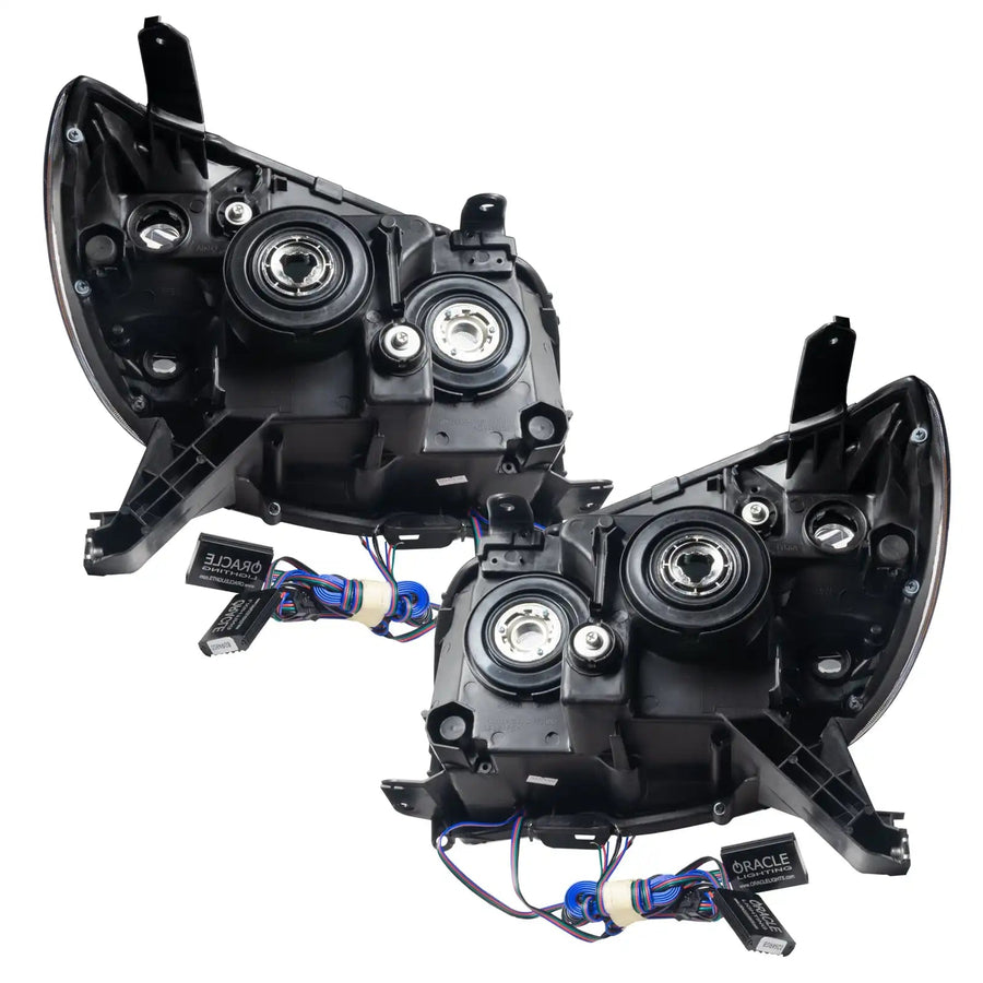 Rear view of 2006-2009 Toyota 4-Runner Pre-Assembled Halo Headlights-Non HID