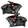 Rear view of 2011-2013 Dodge Durango Pre-Assembled Headlights Non-HID - Chrome Housing